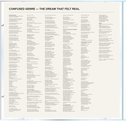 The Dream That Felt Real — Lyrics insert