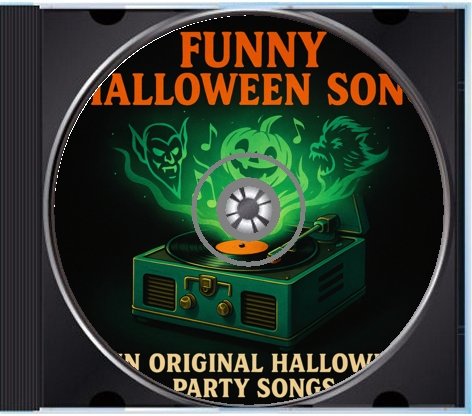 Fun Original Halloween Songs — CD and inside tray
