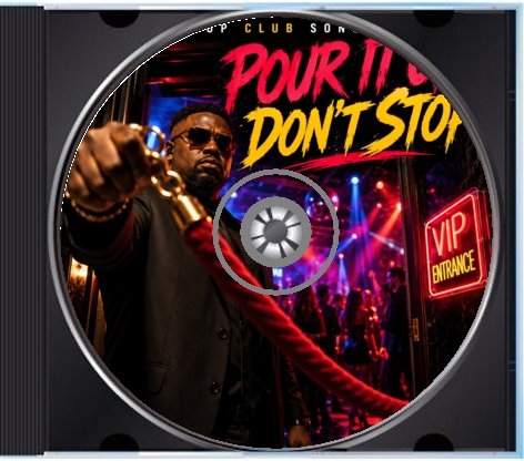 Pour It Up, Dont Stop — CD and inside tray