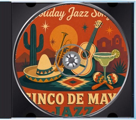 Cinco De Mayo Jazz — CD and inside tray