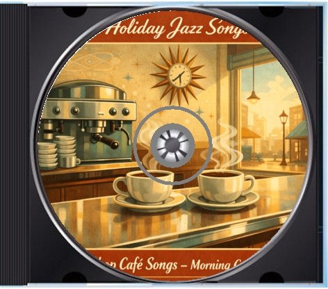 Coffee Shop Cafe Songs - Morning Conversations — CD and inside tray