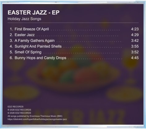 Easter Jazz — Back cover