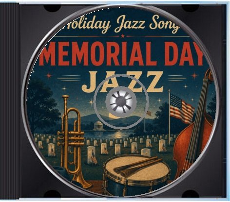Memorial Day Jazz — CD and inside tray