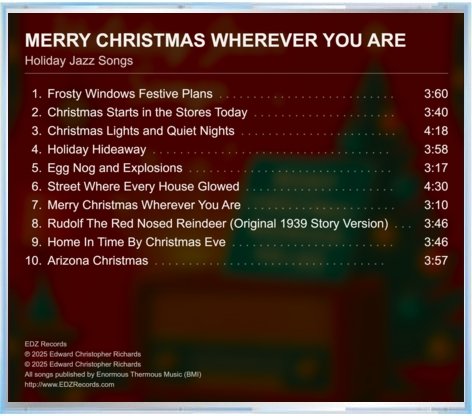 Merry Christmas Wherever You Are — Back cover