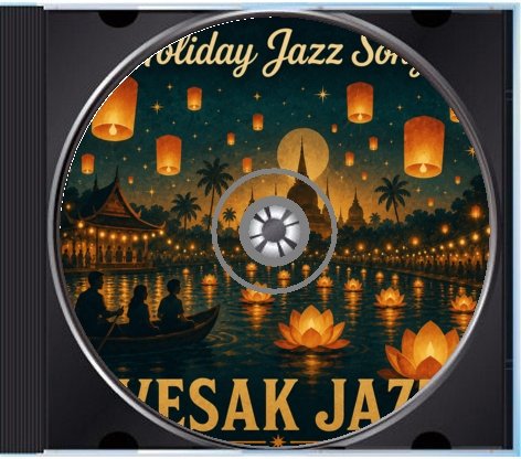 Vesak Jazz — CD and inside tray