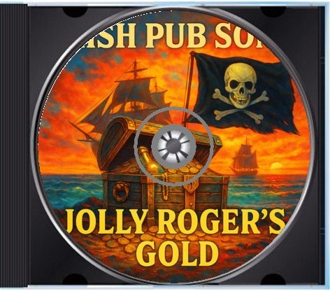 Jolly Roger's Gold — CD and inside tray
